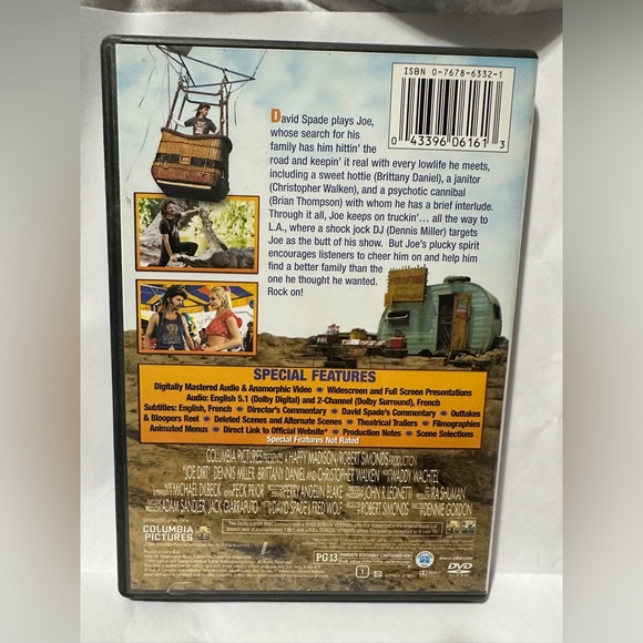 Get Your Dirt Fix with the Legendary Joe Dirt DVD - Picture 2 of 3